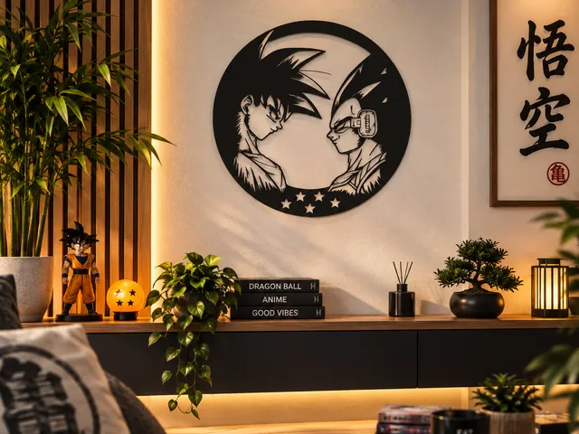WallArt - Songoku Vegeta