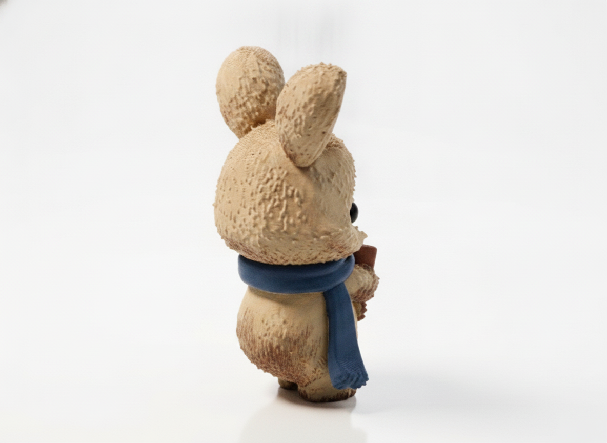 Miniatura 1 do modelo 3D Fluffy Rabbit