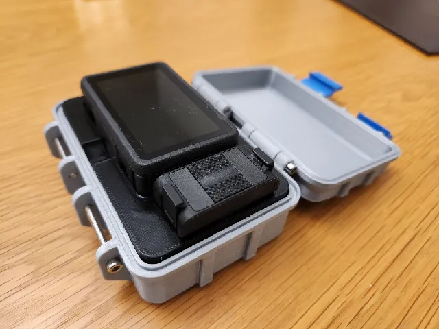 Osmo action camera (without cage) insert for rugged case