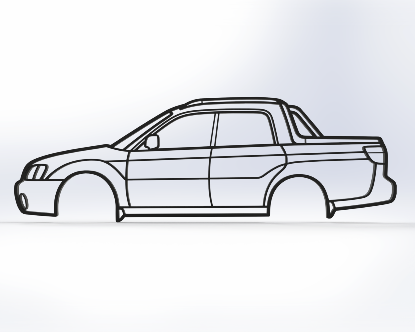 Subaru Baja Wall Art