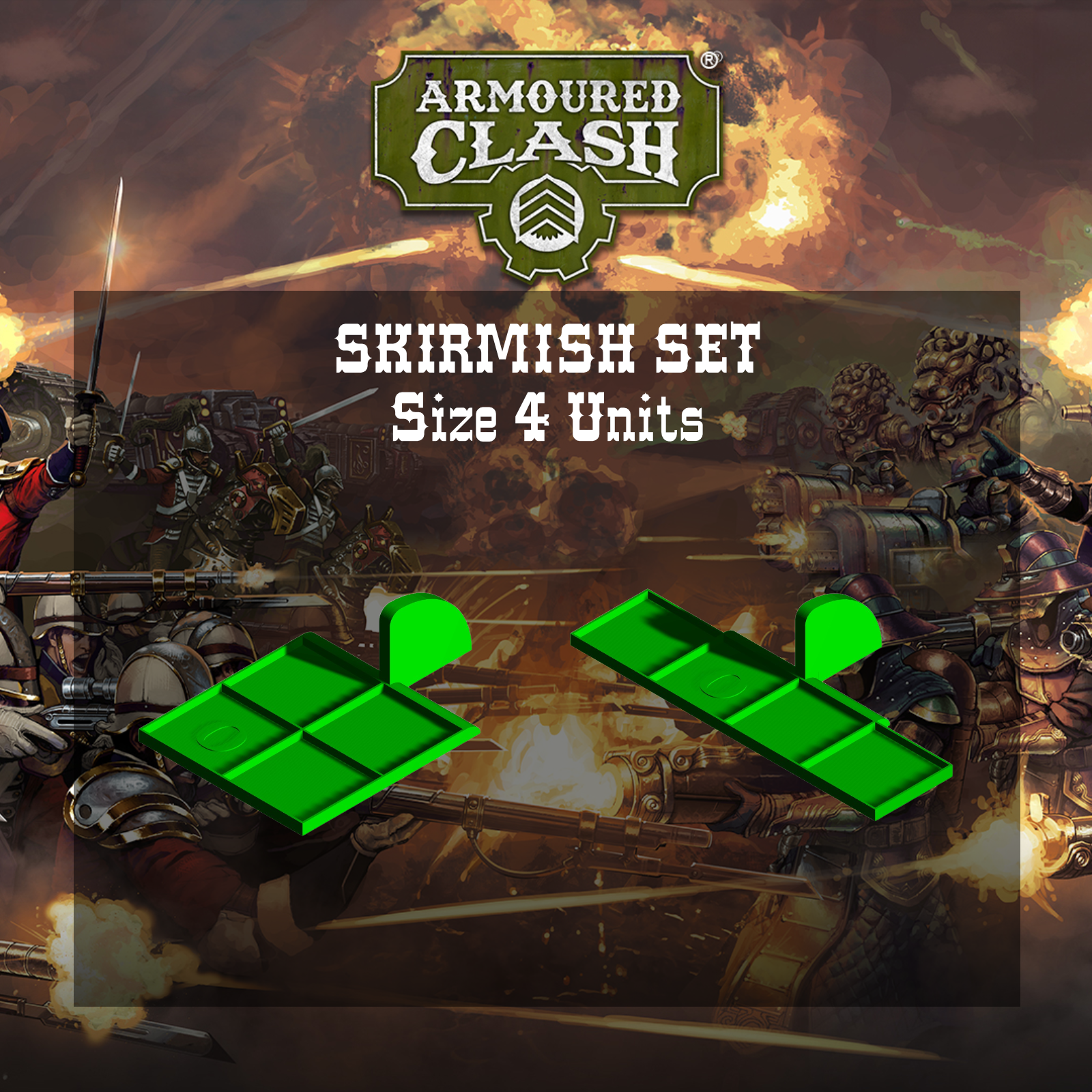 Armour Clash Movement Trays (with handles)