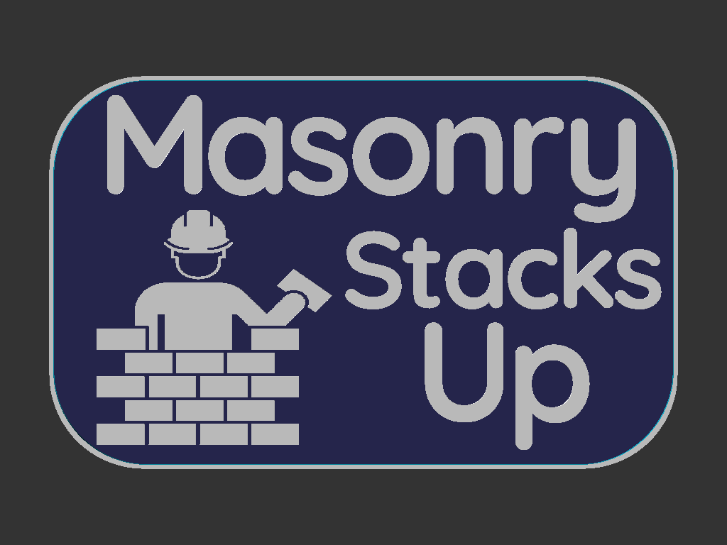 Masonry Stacks Up sign — miniatura 3