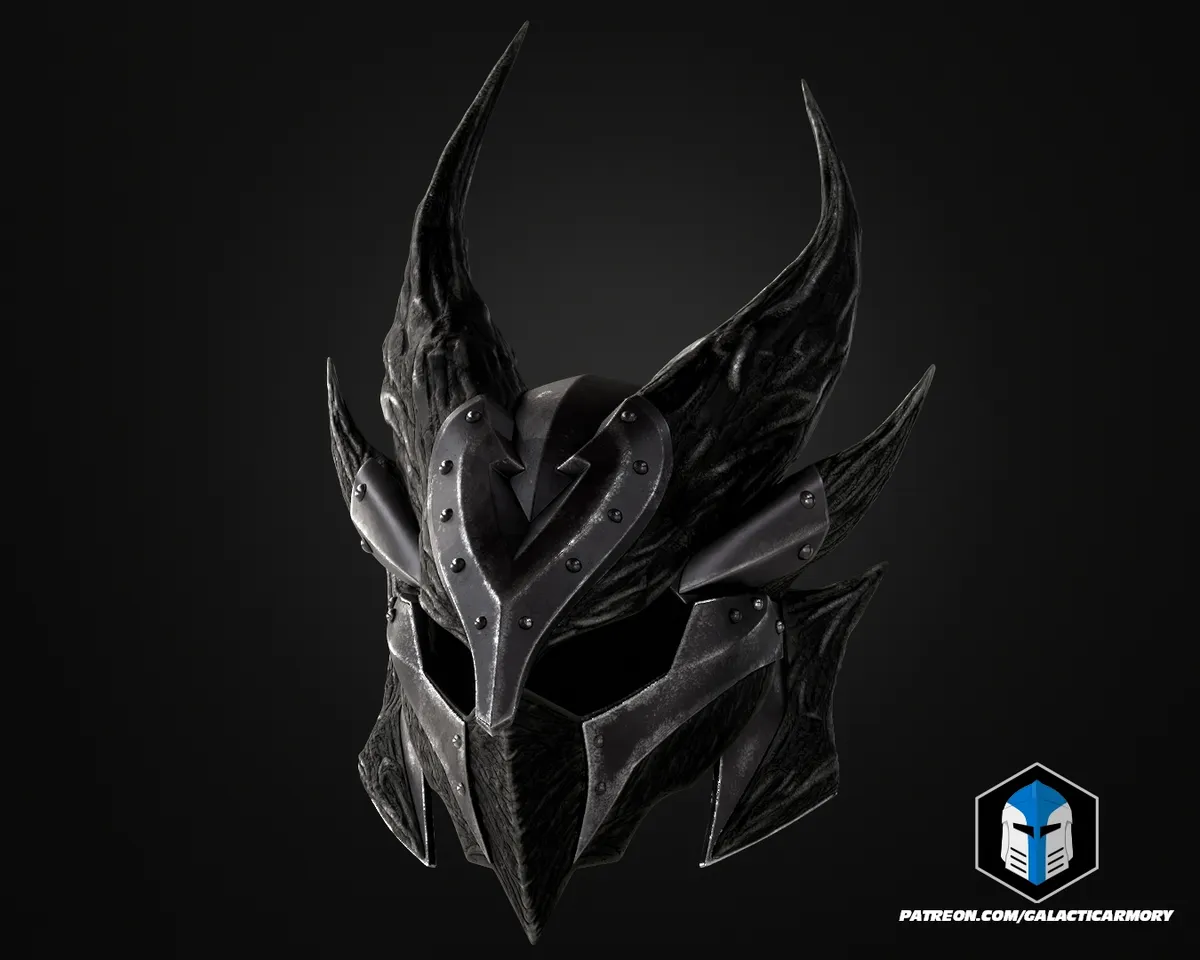 daedric motorcycle helmet STL  Nikko Industries Skyrim: Daedric Dragon Helmet Inspired