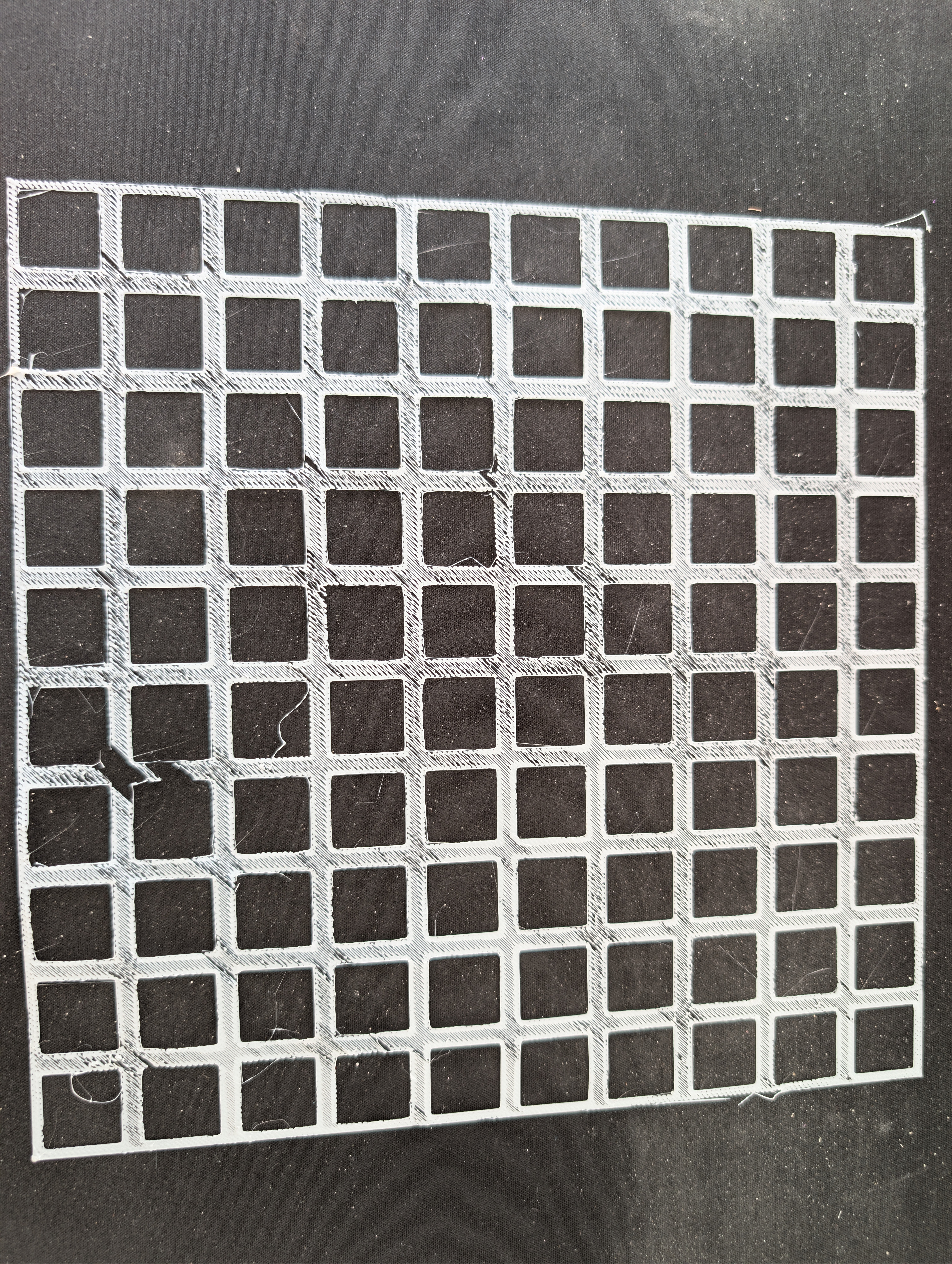 Bed leveling 11x11 grid