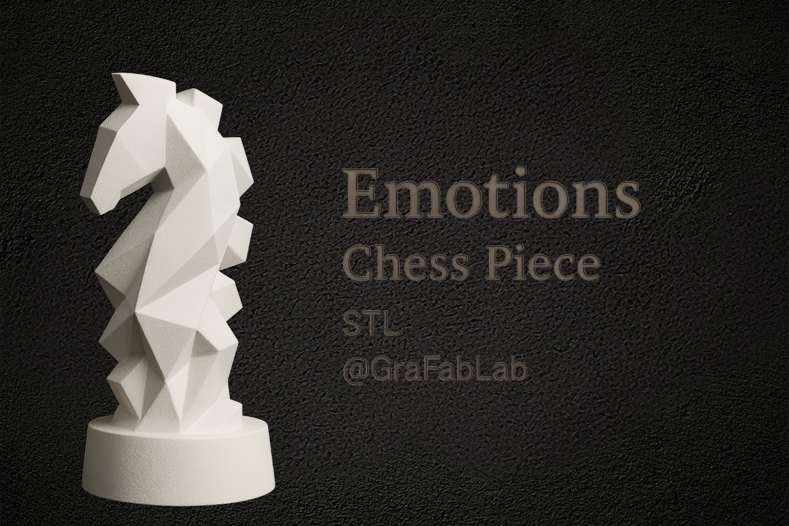 Emotions "Knight" - chess piece
