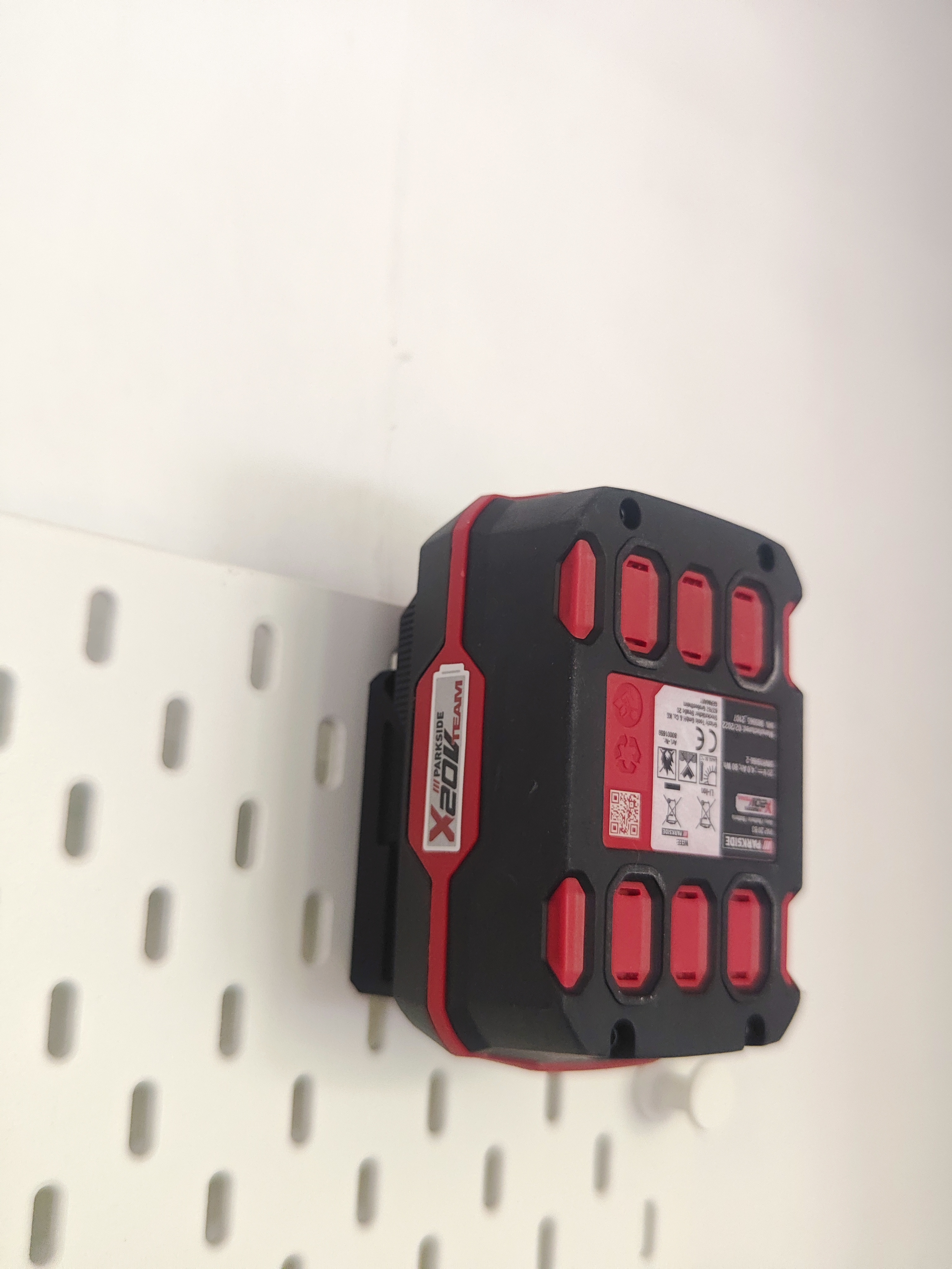 Skadis Parkside 20V Battery Holder