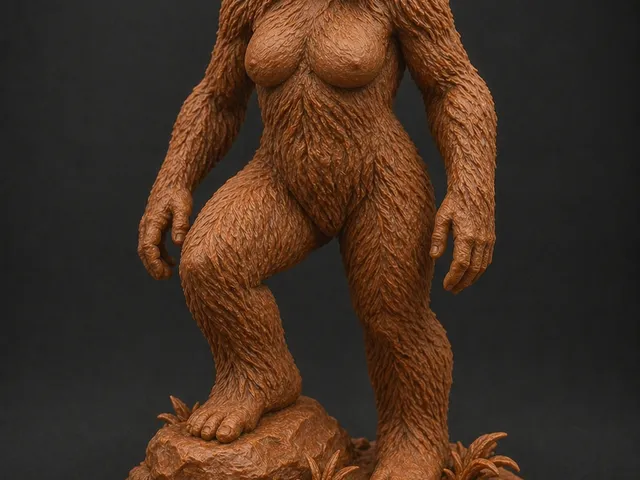 Female Bigfoot - Sasquatch - Yeti