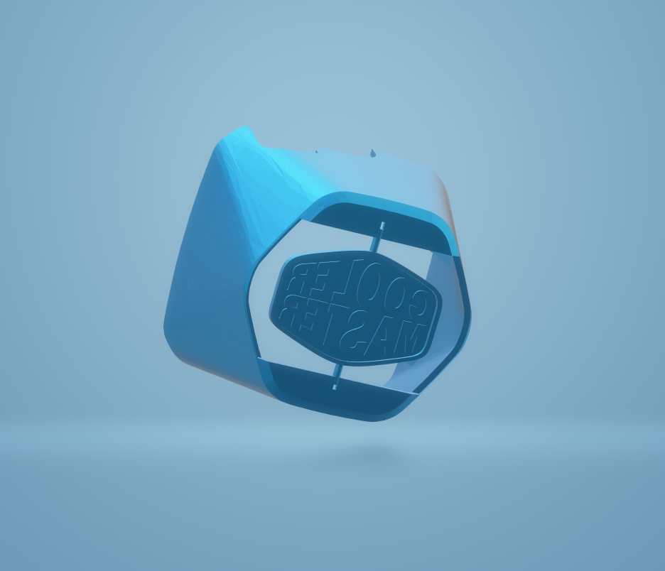 A Spinning logo cover for the cooler master Elite Liquid Series AIO pump