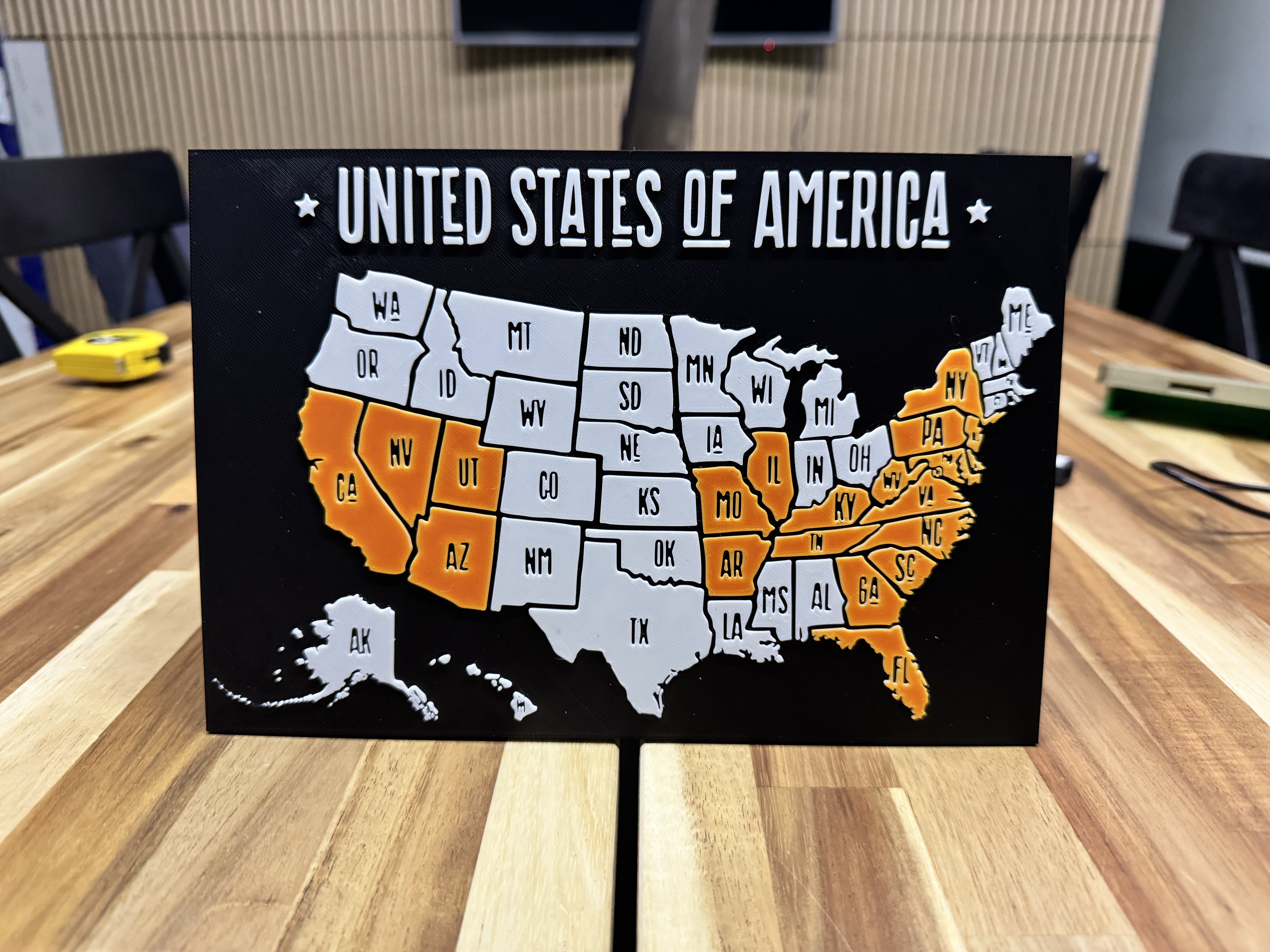 What states have you been to? USA Map