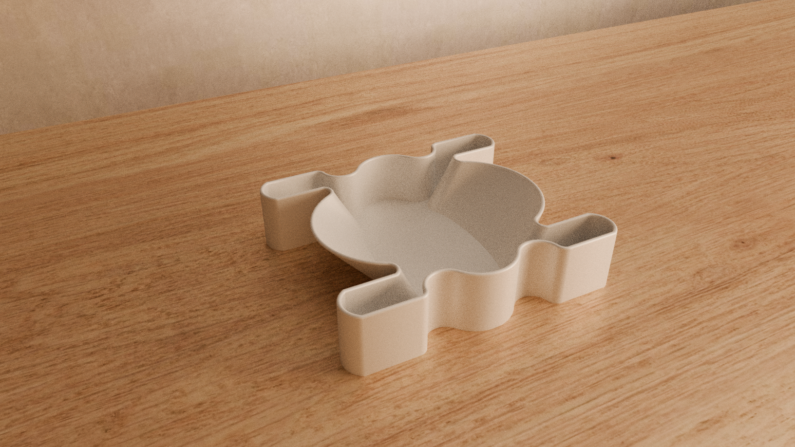 Saucer-shape Palette for Chinese painting