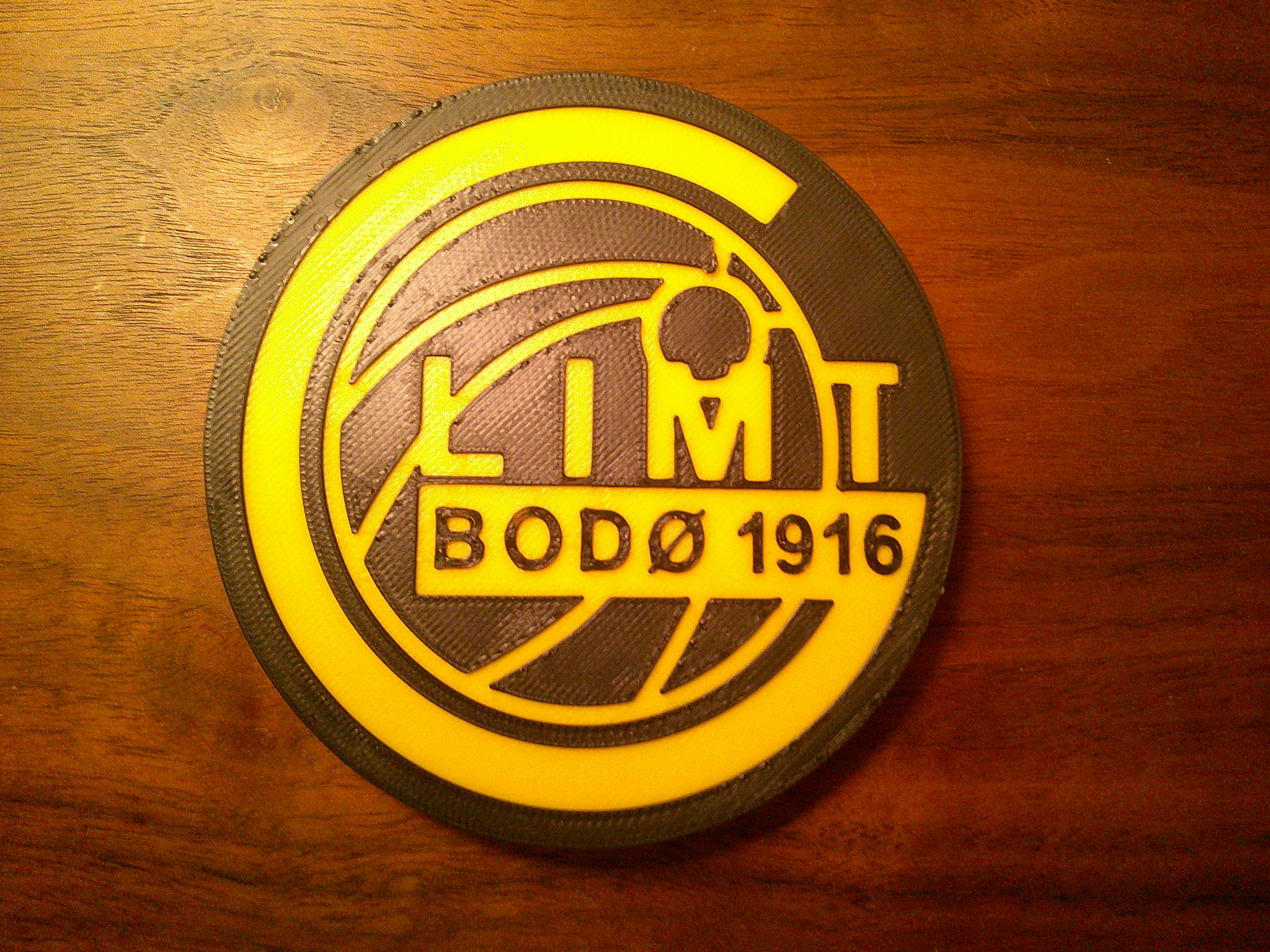 FK Bodø/Glimt Logo Coaster or Plaque